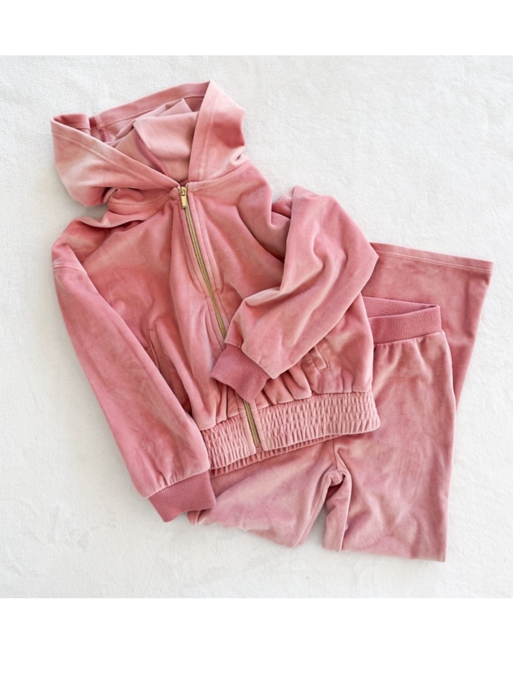 Jessica Simpson Kids Pink Velour
Track Suit Set Girls Size 7